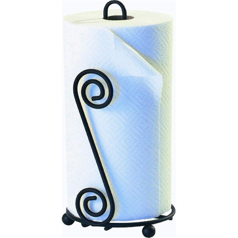 Spectrum Diversified Scroll Paper Towel Holder  Black - Image 5